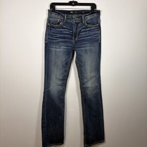 BKE Buckle Aiden Denim Jeans Mens 31 Blue Dark Wash Straight Leg 31 X 36 Western